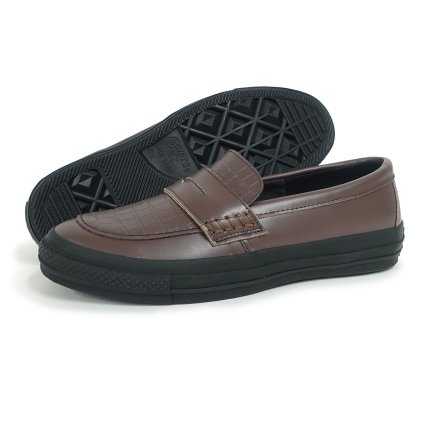 コンバース CONVERSE メンズ レディース スニーカー オールスター CE ローファー ブラウン ALL STAR CE LOAFER