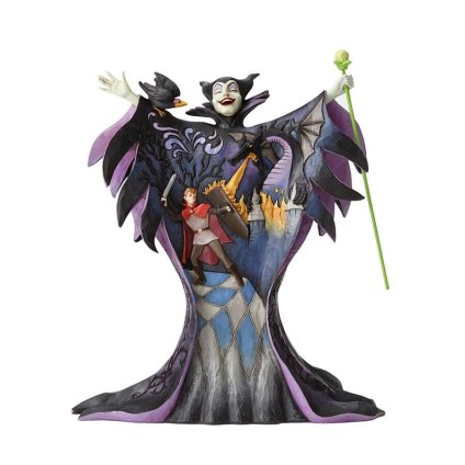 マレフィセント 22.2cm 眠れる森の美女 | ディズニー トラディションズ ジムショア グッズ フィギュア 人形 置物 彫刻 Jim Shore 正規輸入品
