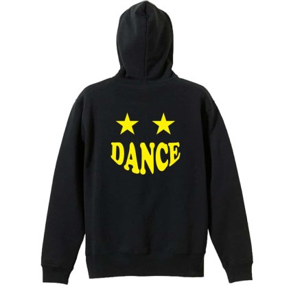 ダンス パーカー プルオーバー メンズ レディース ジュニア 練習着 裏パイル おもしろ 名入れ スウェット おしゃれ キッズ 大きいサイズ 文字入れ無料 「スマイルダンススター」 アートワークスコウベ 【送料無料】