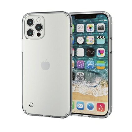 エレコム PM-A20BHVCCR  iPhone 12／12 Pro ハイブリッドケース TRANTECT クリア