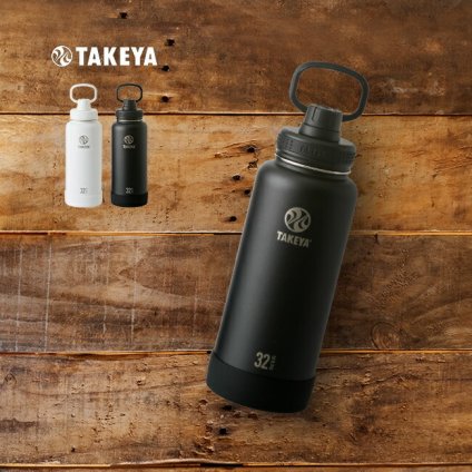 TAKEYA タケヤ アクティブライン 0.94L[水筒 900ml おしゃれ 保冷 直飲み ステンレスボトル 保冷ボトル ステンレス 大きい 子供 こども 大人 真空断熱 真空断熱ボトル マイボトル 0.9L スポーツドリンク ボトル]