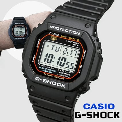 【レビューで延長保証 11年】カシオ CASIO G-SHOCK G-ショック 電波ソーラー  GW-M5610U-1 DIGITAL 5600 SERIES ブラック メンズ デジタル 腕時計 ギフト プレゼント【海外正規品】送料無料