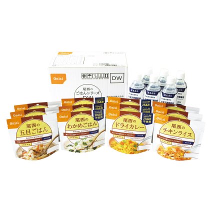 尾西のごはんシリーズDW(和風･洋風組合せ12食分･保存水付) ／非常食セット 非常食 防災関連グッズ 日用品・ヘルスケア お中元 御中元 ギフト 夏ギフト 暑中見舞 残暑見舞 時期 いつ お礼 お返し グルメ のし お盆 初盆 新盆 お供 御供 ギフト 2026 送料無料 ギフト プレゼント プチギフト 内祝い 快気祝い 出産祝い 結婚祝い 引出物 新築祝い お返し