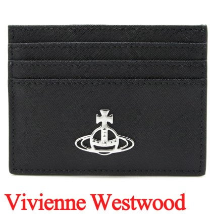 ヴィヴィアンウエストウッド ICカードケース パスケース 薄型 Vivienne Westwood ヴィヴィアン メンズ レディース ブラック VW4282 (54030006W-L001N-N401) 【ラッピング無料 誕生日 お祝い プレゼント ギフト 贈り物】