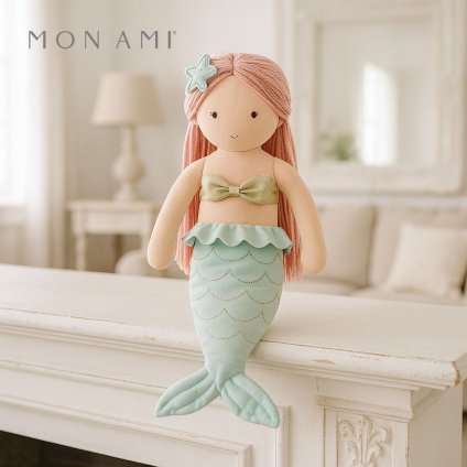 カイア マーメイド 27cm | モナミ ぬいぐるみ 雑貨 アート デザイン かわいい ファーストトイ ギフト プレゼント Mon Ami 正規輸入品