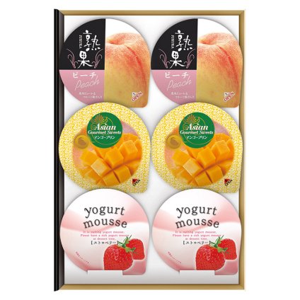 金澤兼六製菓 フルーティーデザートコレクション6個  ／ゼリー 洋菓子 スイーツ・お菓子 食品 敬老の日 プレゼント ギフト お彼岸 お供え 秋 2026 送料無料 ギフト プレゼント プチギフト 内祝い 快気祝い 出産祝い 結婚祝い 引出物 新築祝い お返し