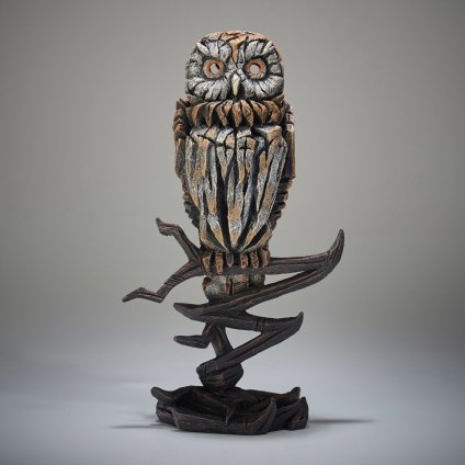 Edge Owl Small 幅18.1x奥行11.6x32.2(cm) フクロウフクロウ | エッジ 彫刻 置物 オブジェ フィギュア 動物 大きい リアル アート マット･バックリー 正規輸入品