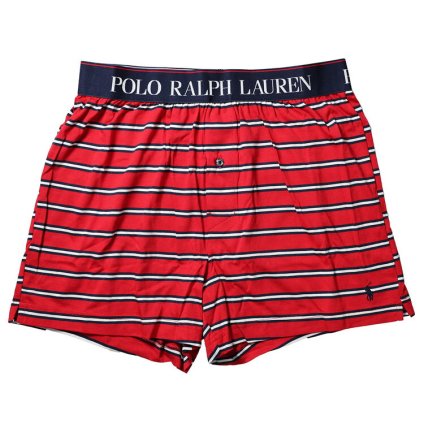 ポロラルフローレン：COTTON MODAL EXPOSED WB ボクサーショーツ（RL2000レッド/マルチストライプ) [ボクサーパンツ/ 男性下着/ メンズインナー/人気ブランド/おすすめギフト/誕生日プレゼント/メンズファッション]