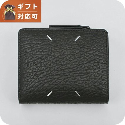 メゾンマルジェラ MAISON MARGIELA 二つ折り財布 二折財布 SA1UI0023P4455T8013 メンズ レディース BLACK ブラック