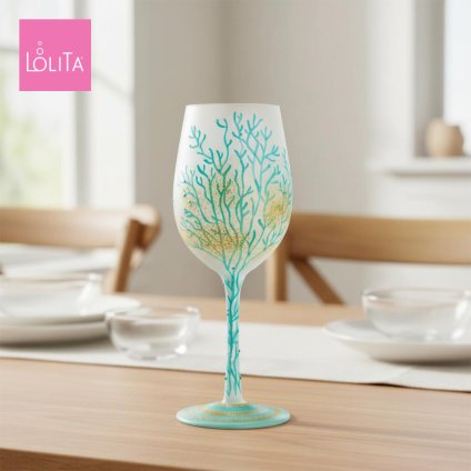 Lolita ワイングラス Under the Sea 22.4cm アンダー・ザ・シー | かわいい おしゃれ ポップ モダン デザイン食器 アート ロリータ･ヤンシー 正規輸入品