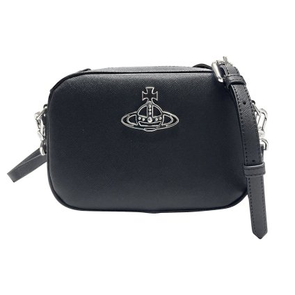 ヴィヴィアンウエストウッド Vivienne Westwood バッグ 斜めがけバッグ アンナ ショルダーバッグ クロスボディ カメラバッグ 48020003U S000D N403 ANNA CROSSBODY BAG レディース ユニセックス BLACK ブラック