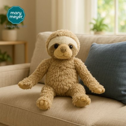 メリーマイヤー パティ ナーサリースロース 19.5cm ナマケモノ | ぬいぐるみ ナチュラルカラー 動物 どうぶつ ファーストトイ ベビー 赤ちゃん こども Mary Meyer Putty 正規輸入品