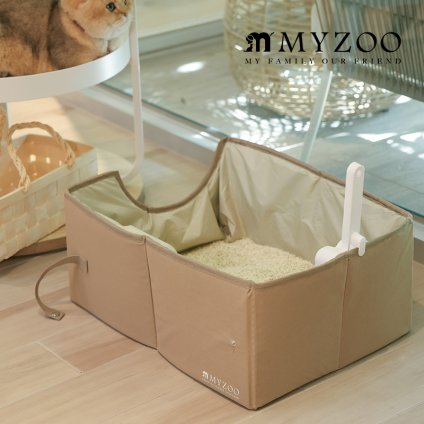 MYZOO マイズー ポータブル猫トイレ　Foldable Cat Litter Box