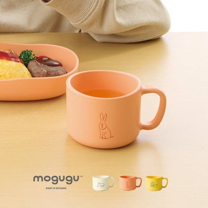 1-2W Mogugu どーぶつ コップ[子供 カップ 食器 食洗機対応 かわいい 子ども 子供用 マグカップ 割れない お茶 ジュース 味噌汁 スープ 汁物 こども 食事 子ども用食器 キッズ 男の子 女の子]