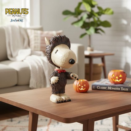 スヌーピー ウェアウルフ ミニ 9cm ハロウィン | ジムショア ピーナッツ グッズ フィギュア 人形 置物 彫刻 Jim Shore 正規輸入品