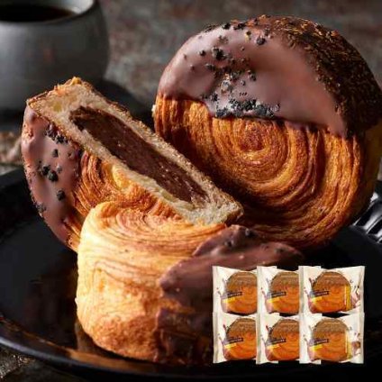 蔵家 クロワッサンロール チョコレートクリーム 6個セット ニューヨークロール サークルクロワッサン シュプリームクロワッサン スイーツパン 冷凍パン デニッシュ チョコ ホイップ 詰め合わせ 洋菓子