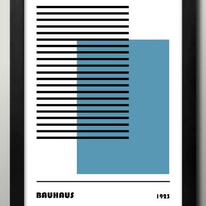 日本製 バウハウス BAUHAUS ミッドセンチュリー A3 サイズ ポスター アート おしゃれ 絵画 インテリア 北欧 イラスト マット紙 艶消し アートパネル 額 フレーム デザイン 壁掛け ギフト 新築祝い ディスプレイ  速達 送料無料