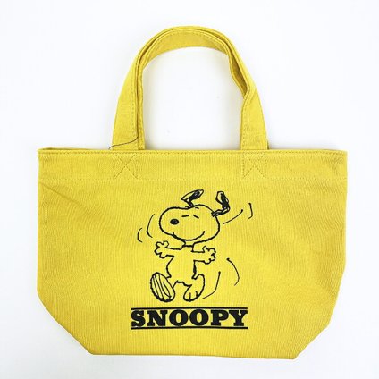 スヌーピー スウェットトートバッグ イエロー SNOOPY