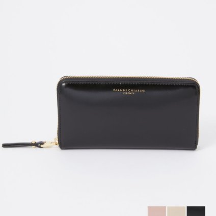 ジャンニ・キアリーニ GIANNI CHIARINI PF 5042 CLUX 長財布 WALLETS CLUX レディース 財布 小銭入れ ロングウォレット プレゼント ジャンニキャリーニ ラウンドファスナー お祝い 記念 無地 ギフト 全3色