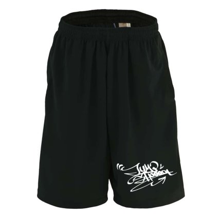 バスケ ハーフパンツ ドライ メンズ ウェア レディース ジュニア 練習着 短パン 速乾 スポーツ 名入れ おしゃれ 半スボン 文字入れ無料 「カリグラフィー JUMP SHOOOOT ロゴ」 アートワークスコウベ 【送料無料】
