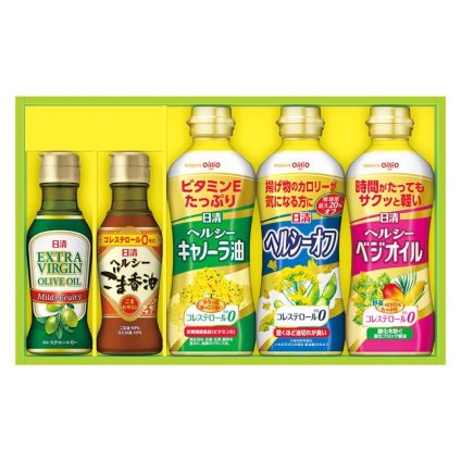 【ギフト対応無料】お歳暮 日清オイリオ オリーブオイル&バラエティオイルギフト (OV-25N) ※送料無料(北海道・沖縄は除く)