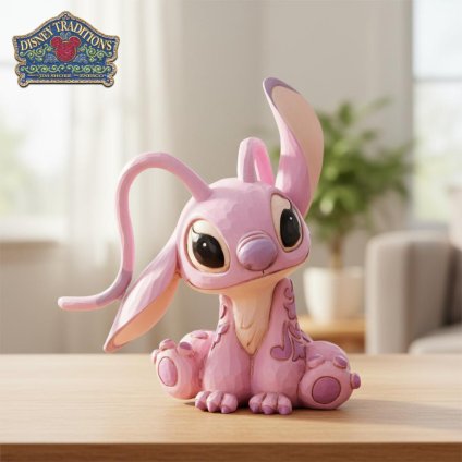 エンジェル ミニ 9cm リロ&スティッチ | ディズニー トラディションズ ジムショア グッズ フィギュア 人形 置物 彫刻 Jim Shore 正規輸入品