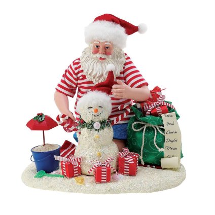 Another Day in Paradise 23cm | サンタ サンタクロース 人形 置物 フィギュア クリスマス ホリデー Possible Dreams 正規輸入品