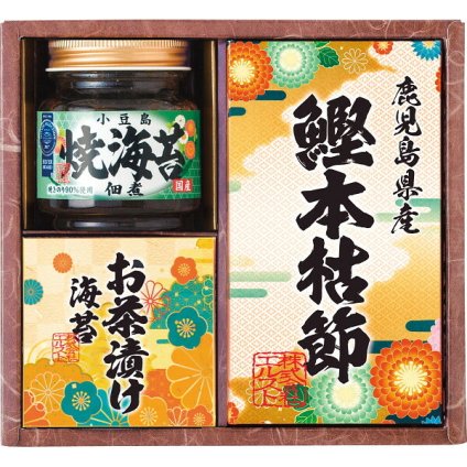 雅和膳 [26-7610-018] 6450-15 詰合せ 和食 ギフト 焼きのり佃煮 鰹本枯節 お茶漬け海苔 ご飯のお供 惣菜 和食セット お中元 お歳暮 内祝い 出産内祝い 結婚内祝い お返し プレゼント 贈り物