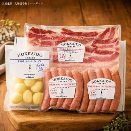 メーカー直送  三國推奨　北海道手作りハムギフト 26-6026-15 贈答品 自宅用 プレゼント 人気  お誕生日 素材、味、製法のすべてに妥協を許さない職人が、丁寧に手作業で仕上げました。