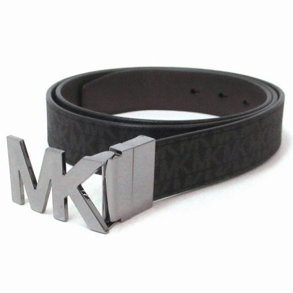 MICHAEL KORS マイケルコース アウトレット MK シグネチャー リバーシブル メンズ ベルト 36S1LBLY1B BLACK
