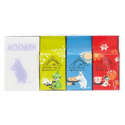 CAFE@HOME ムーミン谷 ゆかいな仲間セット3個入  ／インスタントコーヒー コーヒー 水・ソフトドリンク 飲料 お中元 御中元 ギフト 暑中 残暑 お盆 初盆 新盆 お供 御供 ギフト 2026 送料無料 ギフト プレゼント プチギフト 内祝い 快気祝い 出産祝い 結婚祝い 引出物 新築祝い お返し