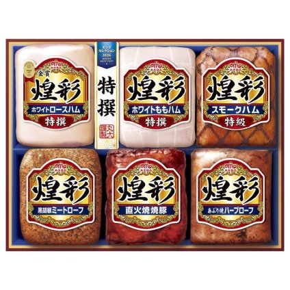 お歳暮 丸大食品 煌彩ハムギフト6本詰め (MV-756) ※送料無料(北海道・沖縄・離島への配送不可)