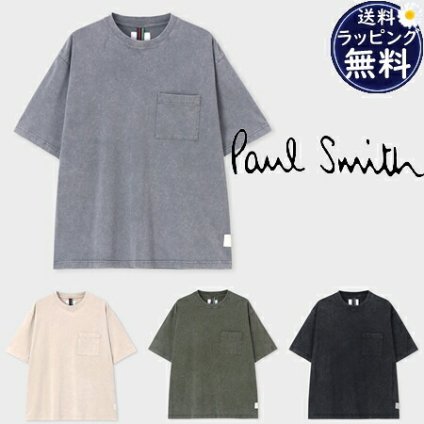 【無料ラッピング】 ポールスミス Paul Smith Tシャツ ヴィンテージライク ポケット 綿100% メンズ ブランド 正規品 新品 ギフト プレゼント 人気 おすすめ 誕生日 記念日 クリスマス 送料無料 psm522195