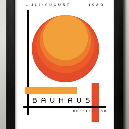日本製 バウハウス BAUHAUS A3 サイズ ポスター アート おしゃれ 絵画 インテリア 北欧 イラスト マット紙 艶消し アートパネル 額 フレーム デザイン 壁掛け ギフト 新築祝い ディスプレイ  速達 送料無料