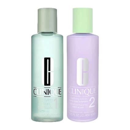 クリニーク クラリファイング 2点セット/　ローション1 400ml  ＋ ローション2 400ml    |  CLINIQUE  化粧水 美容グッズ コスメ化粧品 誕生日 クリスマス ホワイトデー 結婚記念日 ウエディングギフト 母の日 送別会 バレンタインデー 女性 彼女 妻奥さん 母お母さん 女友達