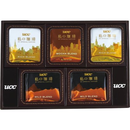 UCC 私の珈琲ギフト [26-7580-020] OZ-BU コーヒー 珈琲 ワンドリップコーヒー リッチブレンド モカブレンド マイルドブレンド アソート 詰め合わせ プレゼント ギフト