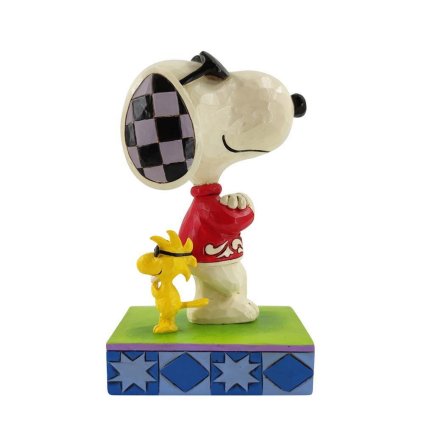 ジョー・クール ウッドストック イケてる友人 12.7cm | ジムショア ピーナッツ グッズ フィギュア 人形 置物 彫刻 Jim Shore 正規輸入品
