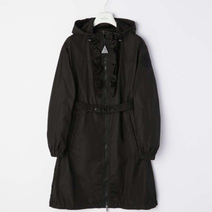 モンクレール MONCLER 1C72100 C0063 コート レディース アウター SAUGE セージ ジャケット スプリングコート ビッグナイロン 999 フーテッド 収納ポーチ ブラック 1 2