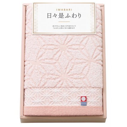 今治日々是ふわり フェイスタオル [26-7528-028] 64410 ピンク 日本製 綿100% 今治タオル ブランド認定 淡くやさしい色合い 吸水 速乾 日常使い タオルギフト 内祝い 出産内祝い 結婚内祝い 快気祝い 返礼品 日用品