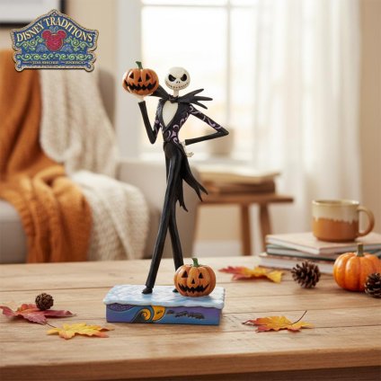 ジャック ホールディング パンプキン 23.5cm ナイトメア ビフォア クリスマス クリスマス ハロウィン | ディズニー トラディションズ ジムショア グッズ フィギュア 人形 置物 彫刻 Jim Shore 正規輸入品