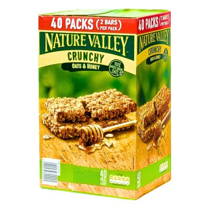 ネイチャーバレー　クランチー　オーツ＆ハニー　100%全粒オーツ麦使用　シリアルバー　Nature Valley Crunchy　大容量　40個パック