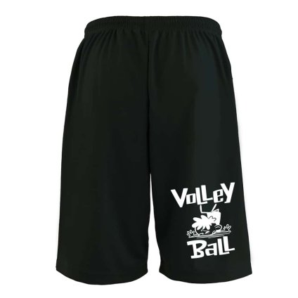バレーボール ハーフパンツ ドライ メンズ ウェア レディース ジュニア 練習着 短パン 速乾 スポーツ 名入れ おしゃれ 半スボン 文字入れ無料 「バレーボールカートゥーン 七転び八起き」 アートワークスコウベ 【送料無料】