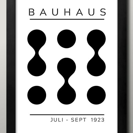 日本製 バウハウス BAUHAUS ミッドセンチュリー A3 サイズ ポスター アート おしゃれ 絵画 インテリア 北欧 イラスト マット紙 艶消し アートパネル 額 フレーム デザイン 壁掛け ギフト 新築祝い ディスプレイ  速達 送料無料