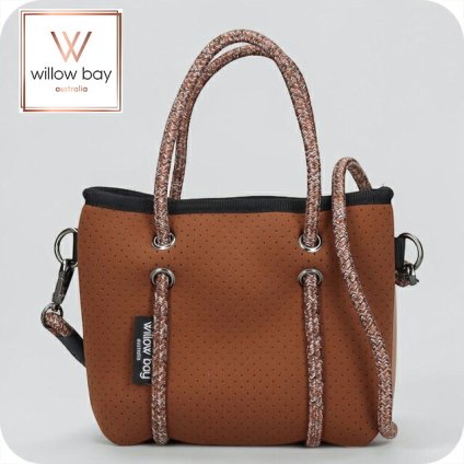 ウィローベイ ショルダーバッグ レディース ブランド WILLOWBAY ブティックタイニー マザーズバッグ  2WAY CINNAMON