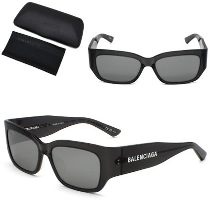 バレンシアガ サングラス BALENCIAGA BB0331SK-003 サングラス アジアンフィット メンズ レディース ユニセックス グレー シルバー