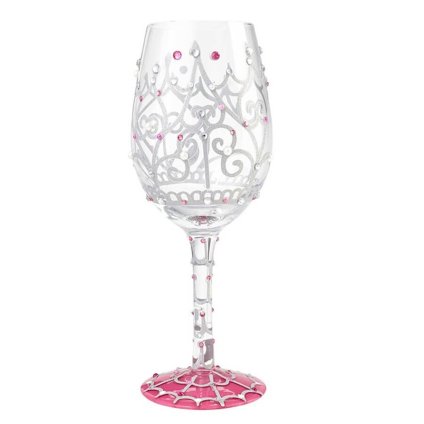 Lolita ワイングラス My Tiara 22.4cm 私のティアラ | かわいい おしゃれ ポップ モダン デザイン食器 アート ロリータ･ヤンシー 正規輸入品