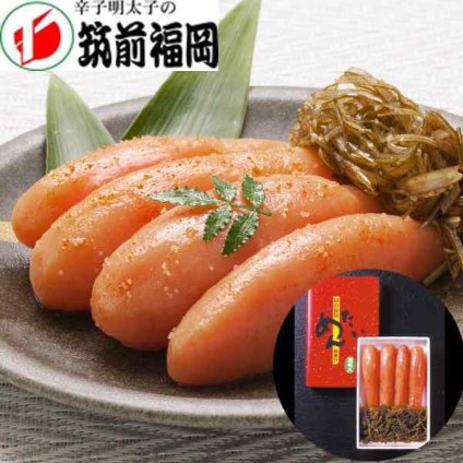 辛子明太子 無着色 昆布漬 400g 味の筑前 博多 福岡 明太子 昆布めんたいこ 昆布 たらこ 高級 ギフト お取り寄せ グルメ ご飯のお供 お中元 お歳暮 贈答 御祝 プレゼント 内祝い 贈り物 利尻昆布 熟成 産地直送
