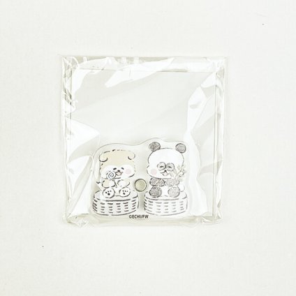 ほわころくらぶ アクリルマグネット しばころちゃん＆ぱんころちゃん インテリア 文具