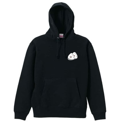 野球 パーカー プルオーバー メンズ レディース ジュニア 練習着 裏パイル おもしろ 名入れ スウェット おしゃれ キッズ 大きいサイズ 文字入れ無料 「野球ボール in おにぎり」 アートワークスコウベ 【送料無料】