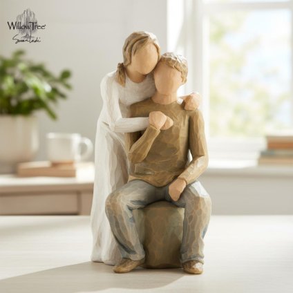 ウィローツリー彫像 You and Me - 貴方とわたし 18cm 2人組 カップル | おしゃれ 置物 彫刻 人形 インテリア スーザン･ローディ 正規輸入品